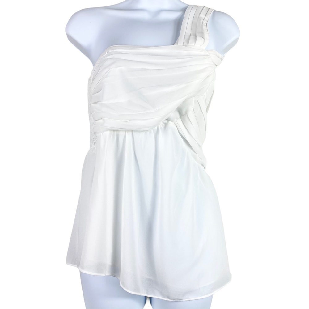 DO+BE Asymmetric Pleated/Ruched Top